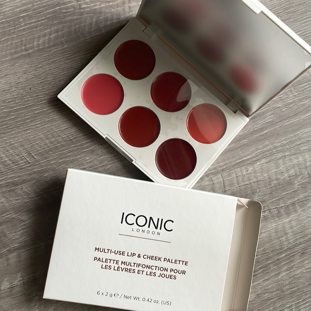 Iconic London multi use lip and cheek palette